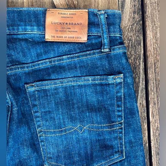 Lucky Brand Men’s 32/30 Straight Leg Jeans Indigo Blue - Picture 6 of 9